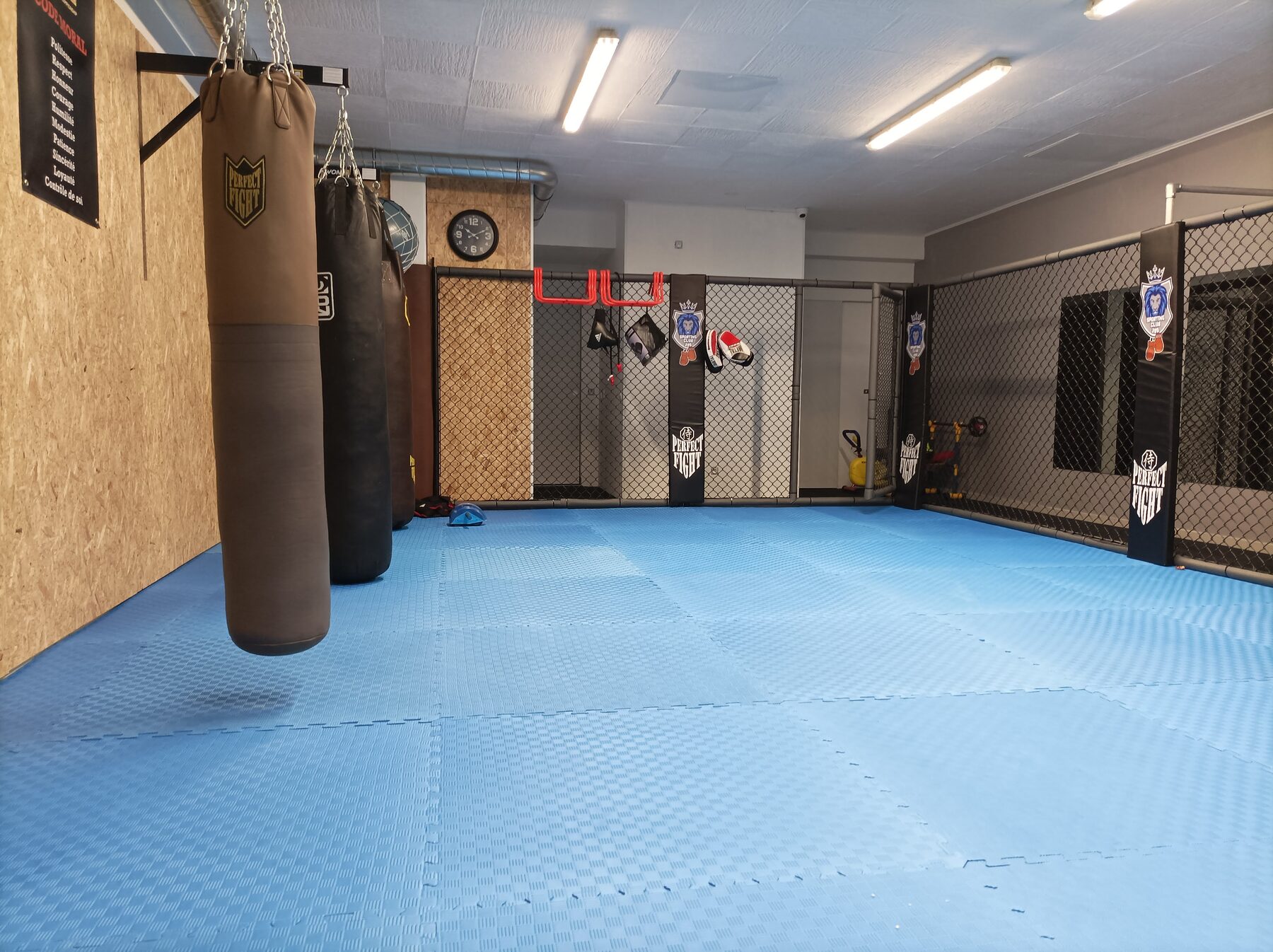 Boxing ring — Club installation