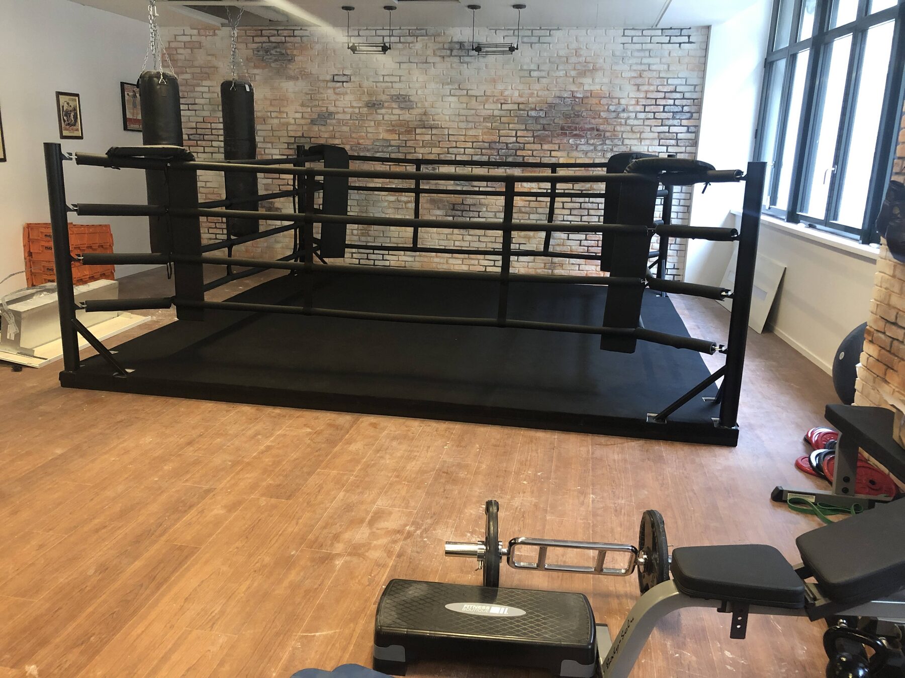 Boxing ring — Club installation